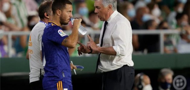 أنشيلوتي عن وضع هازارد: لا يهمني راتب اللاعب أو عمره.. الأهم فوز ريال مدريد بالبطولات